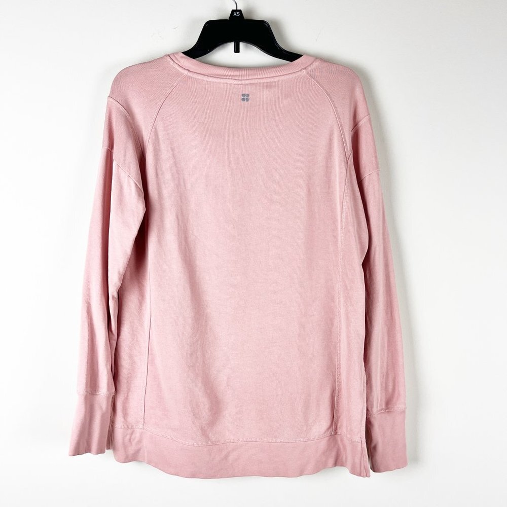 2/$30 Sweaty Betty Rose Dusty Pink Sweatshirt Sweater XS - Picture 3 of 5